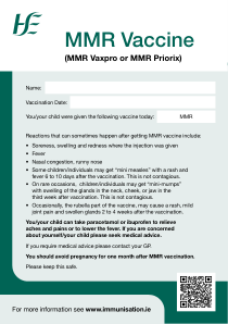 MMR 疫苗